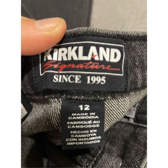Kirkland’s Women Size 12 Black Jeans New Skinny Leg - Picture 5 of 5